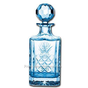 Crystal Cut Square Decanter