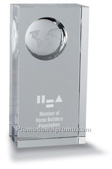 Crystal globe award