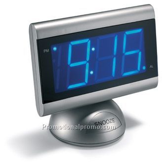 Delta blue desk alarm clock