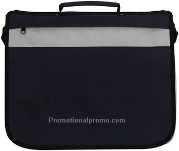 EXHIBITION LAPTOP BAG - Laptop compartment inside, zip pocket on the front flap and 2 pen loops unde