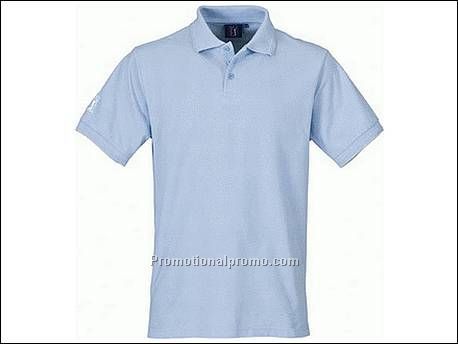 Fade tipping polo. Voorgewassen. Knop...