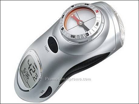 Fietscomputer met lampje en...