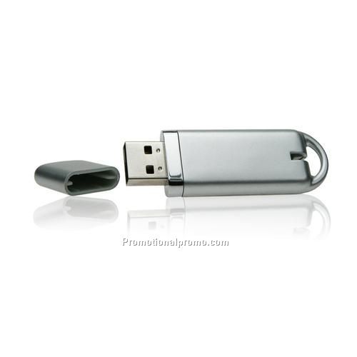 Flash Drive - Matte Silver, 512MB