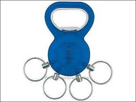 Flessenopener met 5 sleutelrin