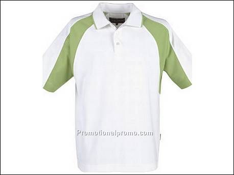 Flex technical polo. 1x1 rib gebreide...