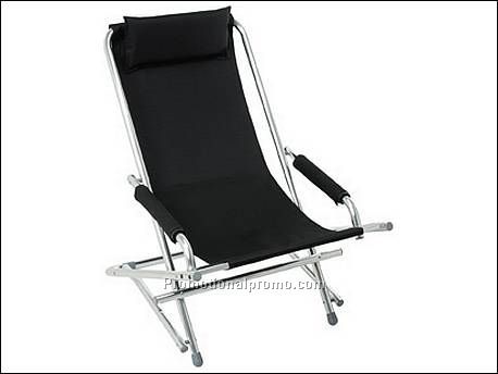 Garden chair polished alu w. black...