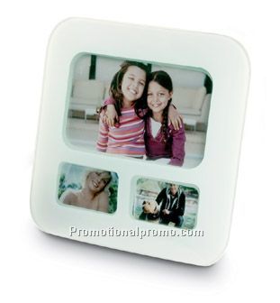 Glass phote frame for 3 pict.