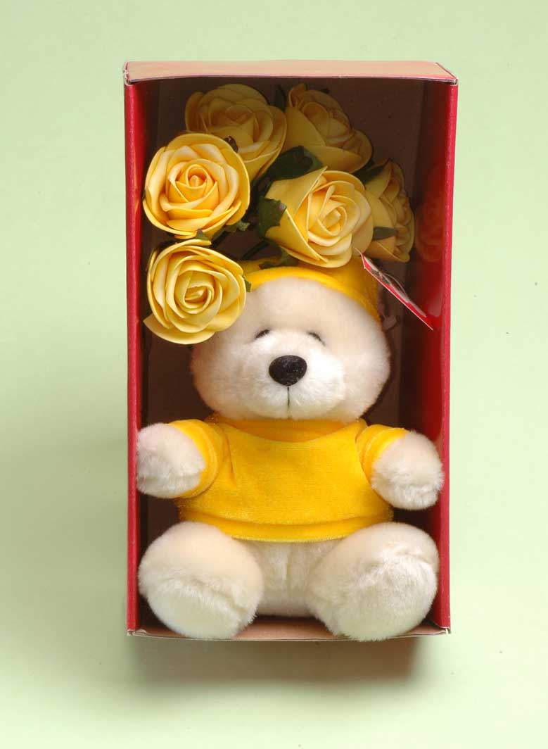 bear and rose for valentine's day
  
   
     
    