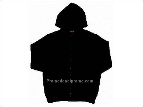 Hanes Men's Sweater Beefy Hooded Jacket, Black