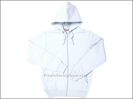 Hanes Men's Sweater Beefy Hooded Jacket, White
