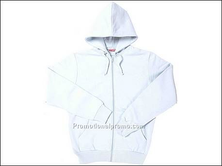 Hanes Men's Sweater Beefy Hooded Jacket, White