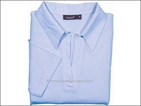 Hanes Polo Neck Elegance, Sky Blue