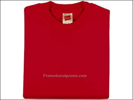 Hanes T-shirt Crew Neck Spicy, Red