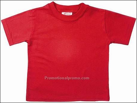 Hanes T-shirt Toddler-T, Red