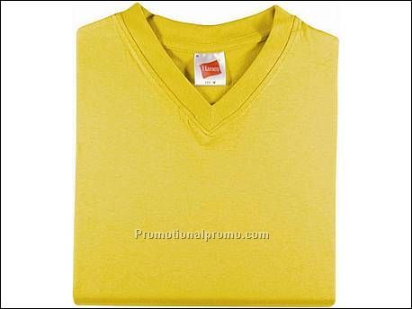 Hanes T-shirt Vee-T S/S, Sun Flower Yellow