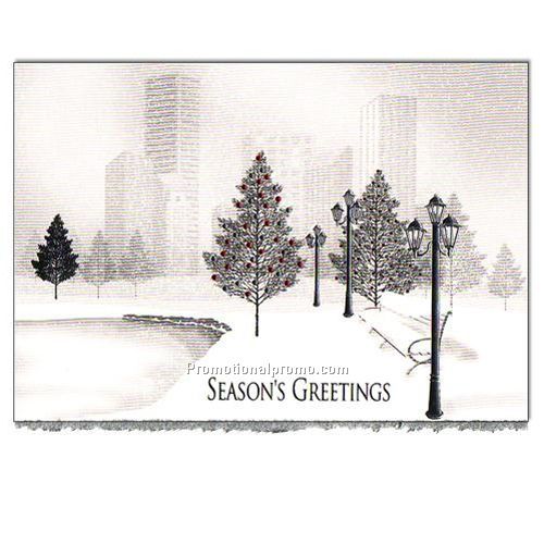 Holiday Card - City Tree