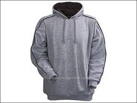 Hooded sweater. 1x1 rib gebreide manc...