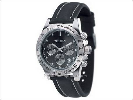 Horloge met messing kast...