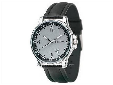 Horloge met metalen kast in...