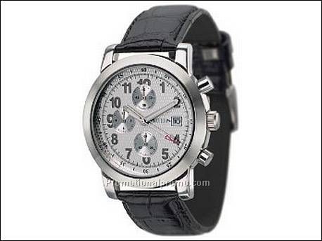 Horloge met roestvrij stalen kast...