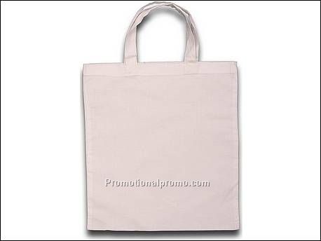 Katoenen draagtas met korte hengsels