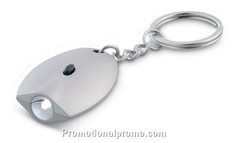 Lunar key ring w LED light