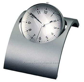 MAGNIFYING ROTATING DESK CLOCK