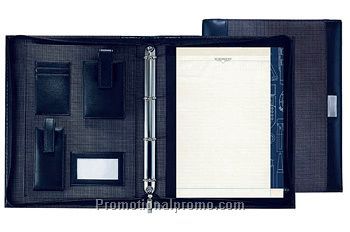 MARKSMAN BLUE TONE A4 ZIPPER  PORTFOLIO DELUXE