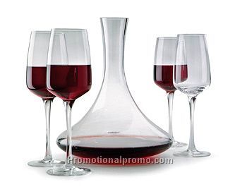 MARKSMAN DECANTER WITH 4 GLASSES