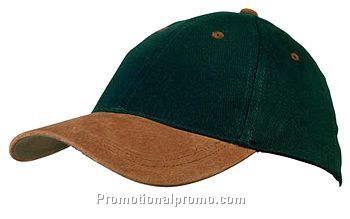 MELBOURNE 6 PANEL SUEDE PEAK CAP