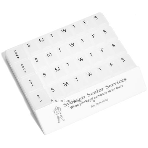 Medicine Organizer - Four Weeks and Today Medicine Tray Organizer, Plastic, 6