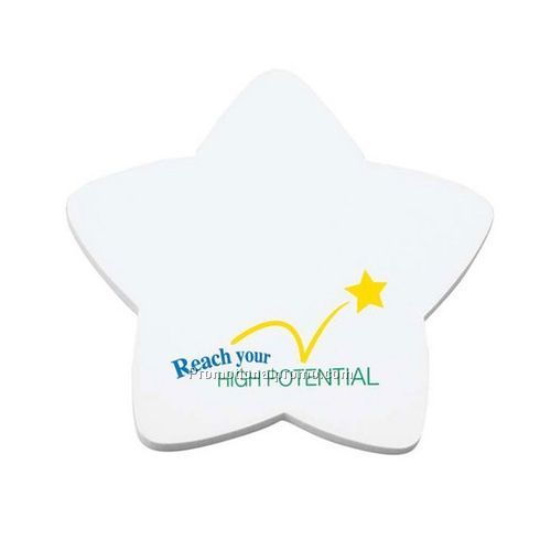 Note Pad - 3M Post-tire, Star-shaped Pastel