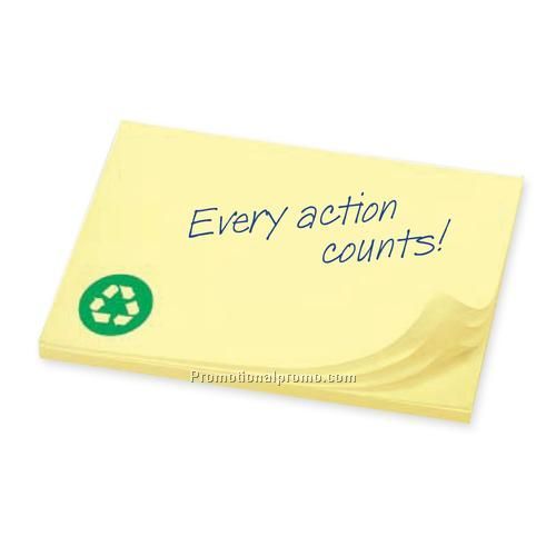 Note Pad - 3x4 sticky® Recycled Paper, 50 Sheets