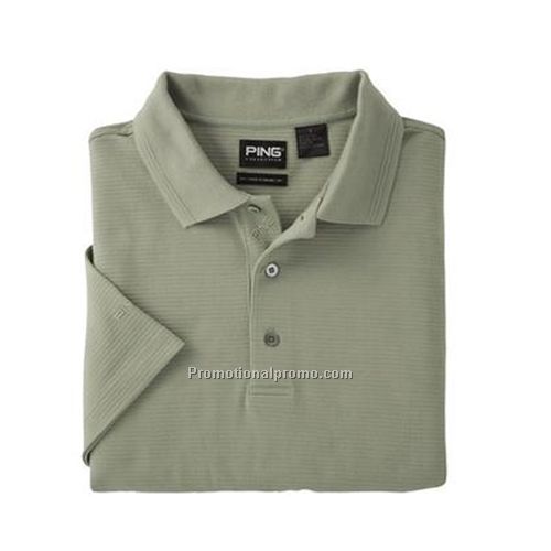 Polo - PING Dry-Fiber Dynamics Pique Jersey Jacquard Sport Shirt