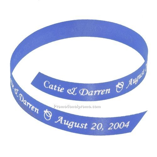 Ribbon - Custom Printed Gift Ribbon: Silky Satin (5/8