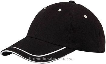 SLAZENGER 6 PANEL WASHED EDGE CAP
