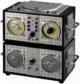 S.O.S.L. CD RADIO ALARM CLOCK WITH SUBWOOFER