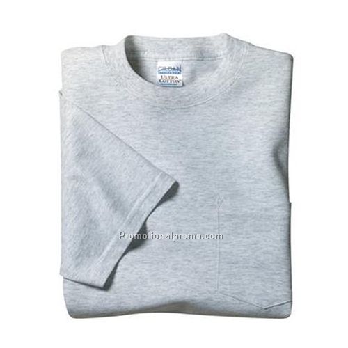 T-Shirt - Gildan Ultra Cotton Pocketed, Short Sleeve - Heathers