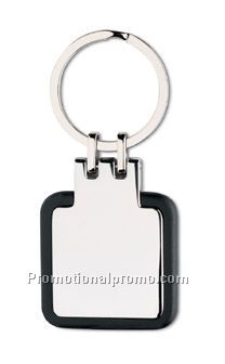 Time square. Metal key ring