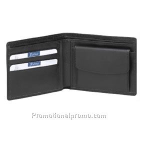 Wallet with coin compartment