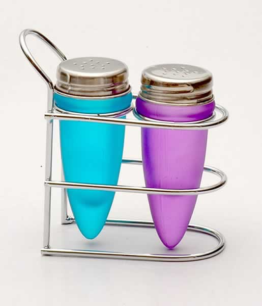 salt and pepper set with metal stand
  
   
     
    