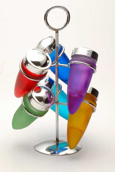 salt and pepper set with metal stand
  
   
     
    