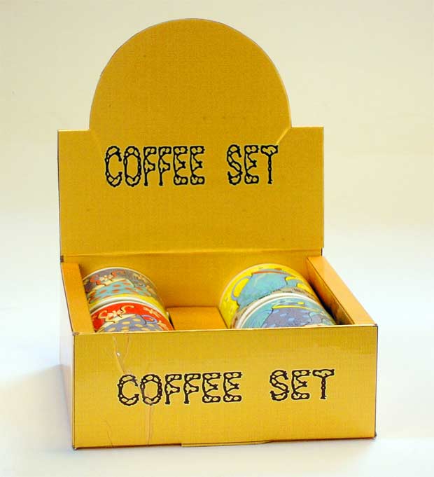 coffee set with decal
  
   
     
    