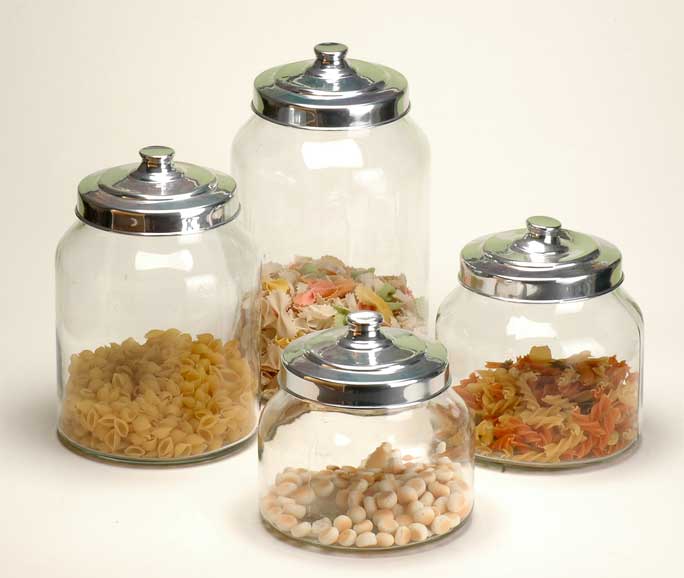 glass container set with decal
  
   
     
    