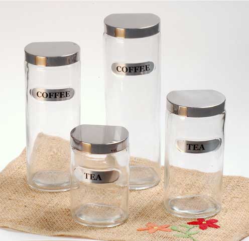 storage jar set with metal lid
  
   
     
    