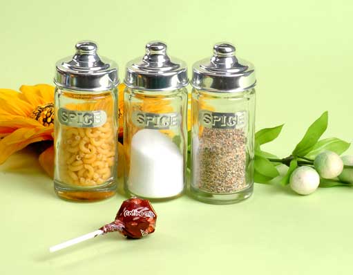 Salt and pepper set > With metal stand 
  
   
     
    