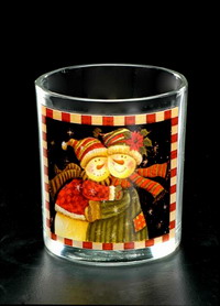 Candle holder > with decal 
  
   
     
    