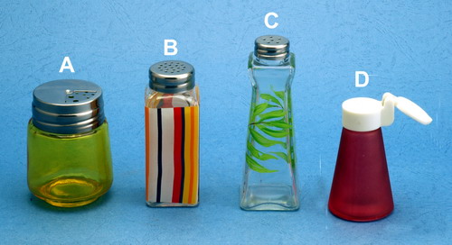 Cruet set with metal lid
  
   
     
    