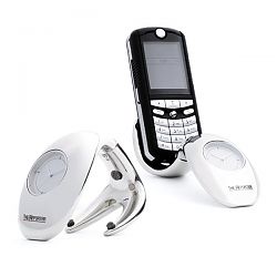 Designer Desk Clock / Cell Phone Holder A-8075