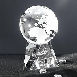 Globe with Pyramid Base C-5100-BE